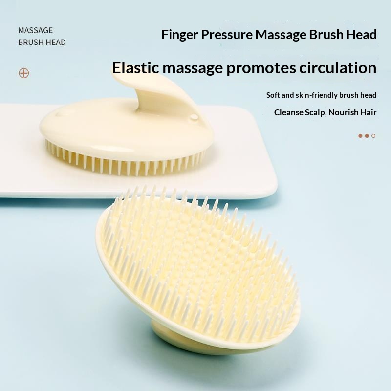 Hair Spa Wellness - Soft Silicone Scalp Massager Shampoo Brush