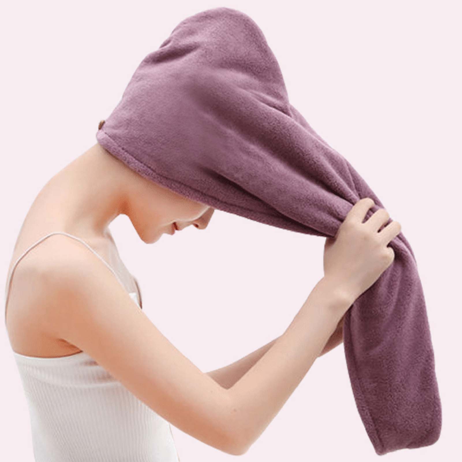 Hair Spa Wellness - Coral Fleece Womens Hair Towel Extra