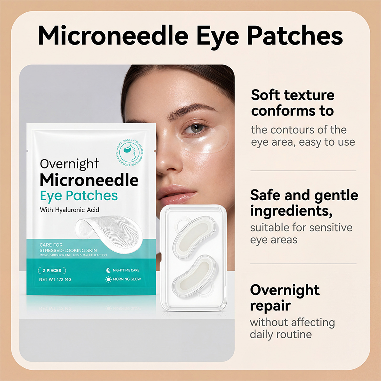 Microneedle Eye Patches Hyalur - Microneedle Patch Eye recension och pris