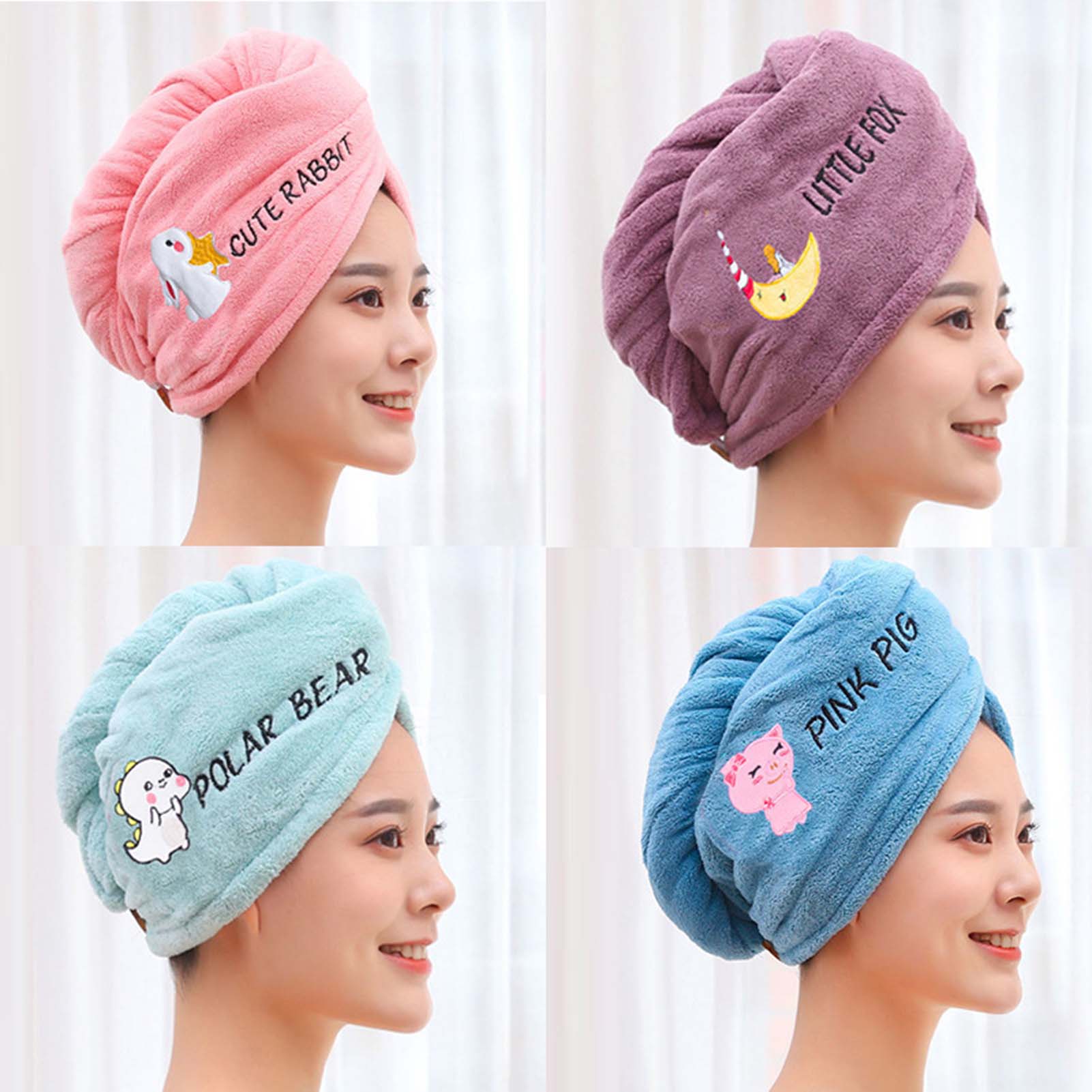 Coral Fleece Womens Hair Towel - Hair Spa Wellness recension och pris
