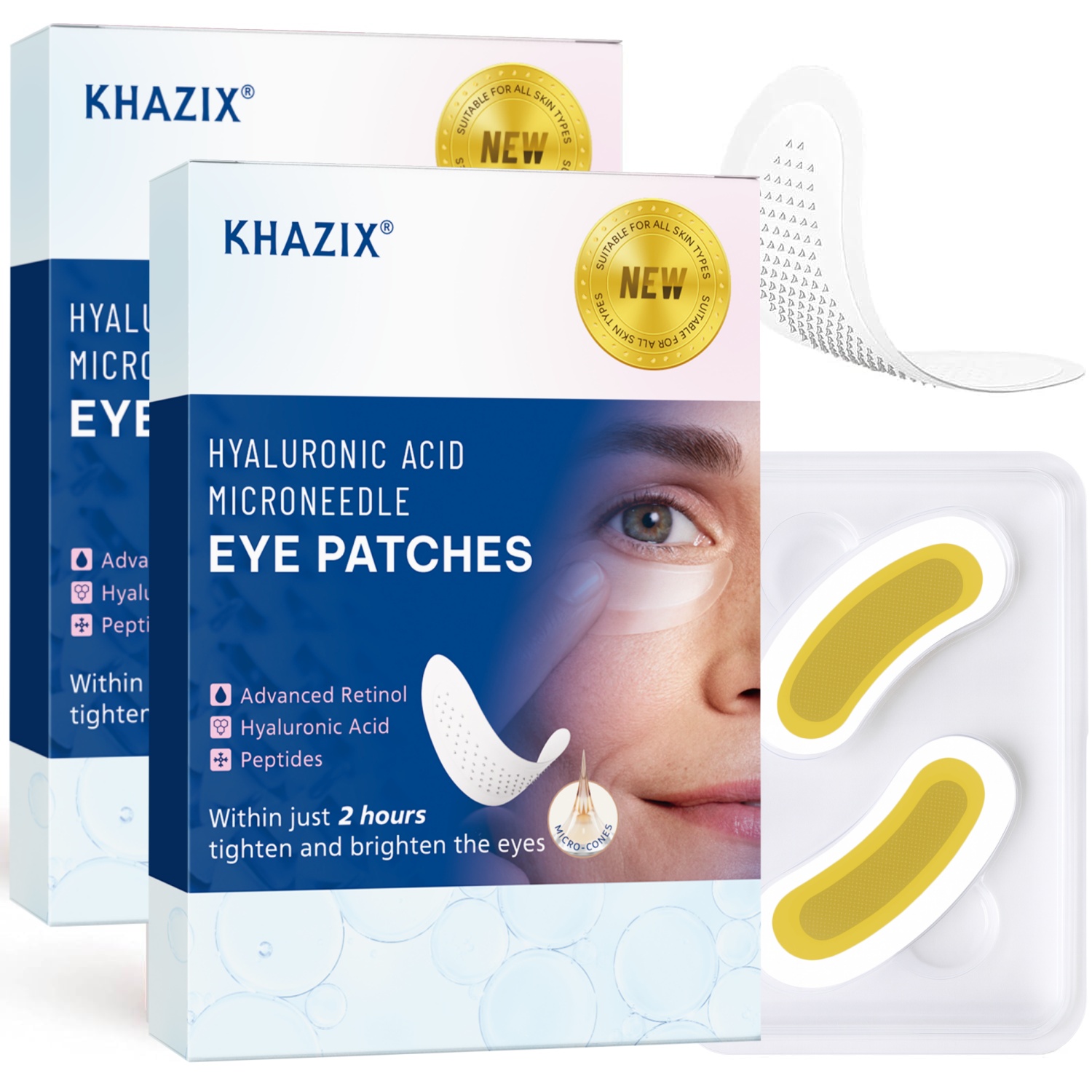 Retinol Microneedle Eye Patche - Microneedle Patch Eye recension och pris