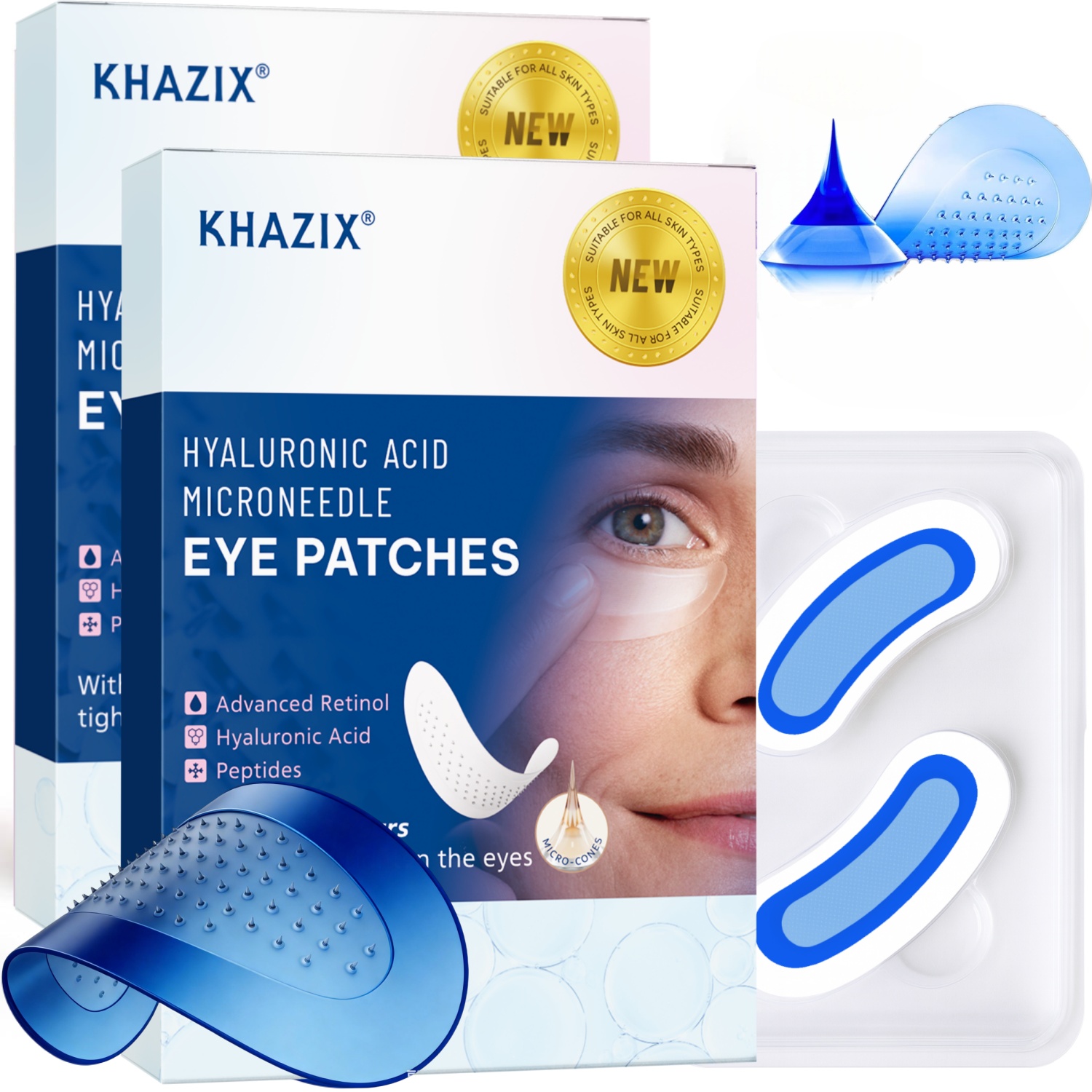 Retinol Microneedle Eye Patche - Microneedle Patch Eye recension och pris