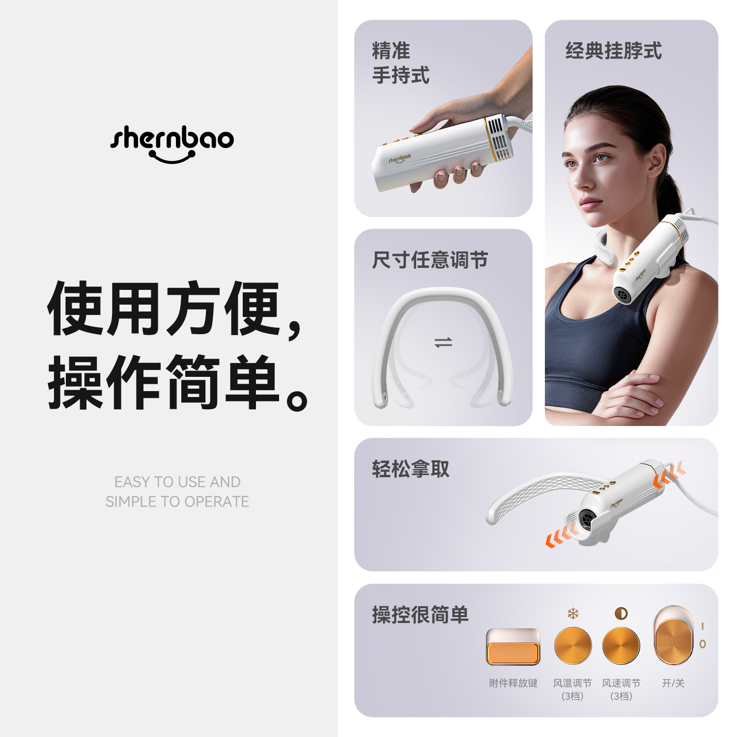 Neck Hanging Pet Hair Dryer Ne - Hair Spa Wellness recension och pris